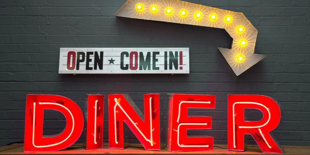Image of Diner Channel Letters