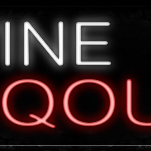 Wine & Liquor Neon Sign