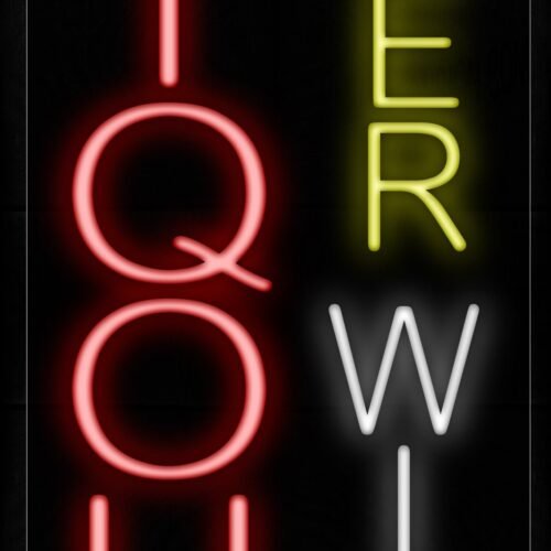 Liquor Beer Wine Neon Sign