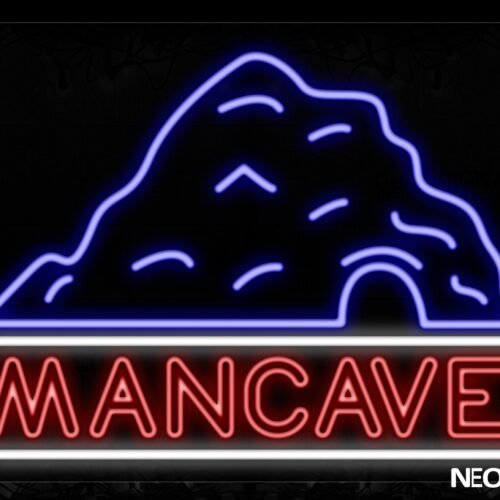 Man Cave All Caps With A Cave Traditional Neon