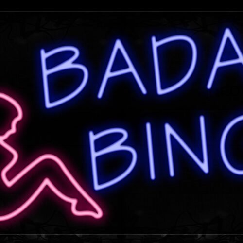 Bada Bing! With Logo Neon Sign