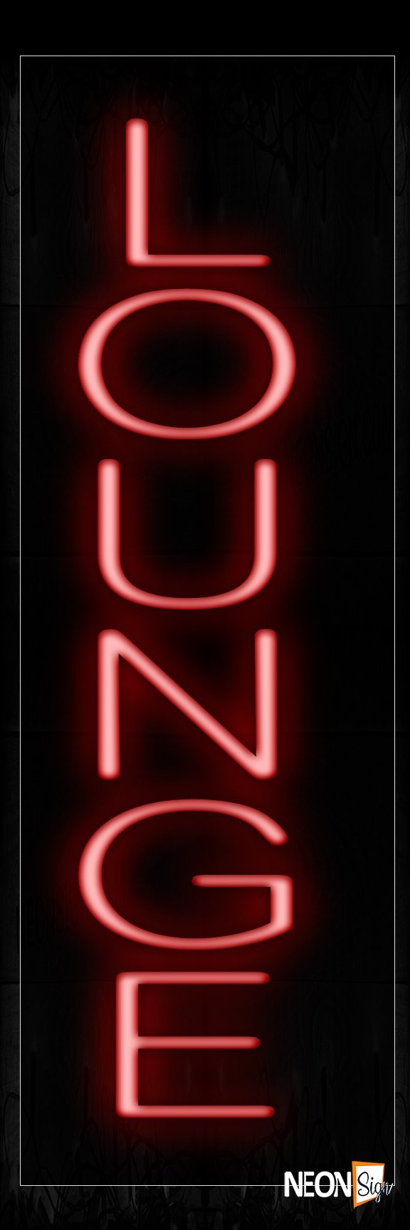 Lounge In Red (Vertical) Neon Sign
