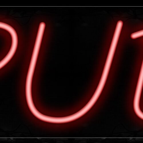 Pub With Border Led Bulb Sign