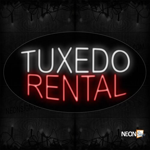 Tuxedo Rental Neon Sign