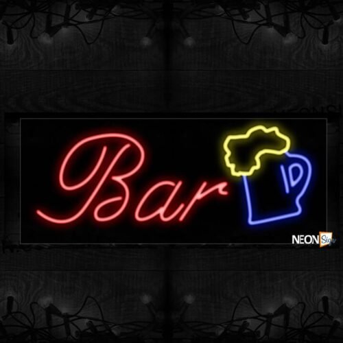 Bar With Beer Traditional Neon