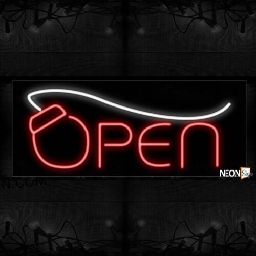 Open With Mouse Logo Neon Sign