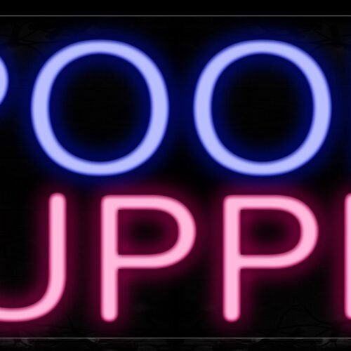 Pool Supply Neon Sign