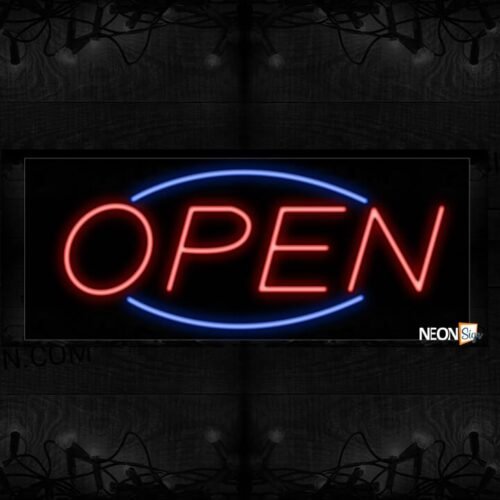 Red Open Traditional Neon