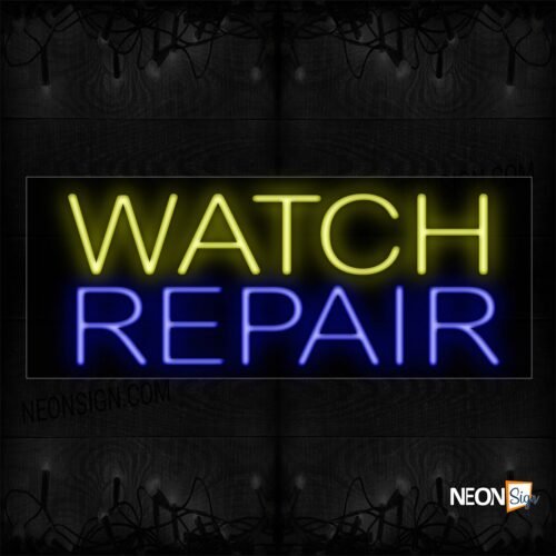Image of 10144 Watch Repair_13x32 Black Backing
