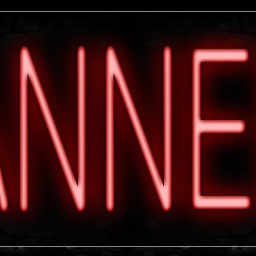Image of 12010 Banners Neon Signs_10x24 Black Backing