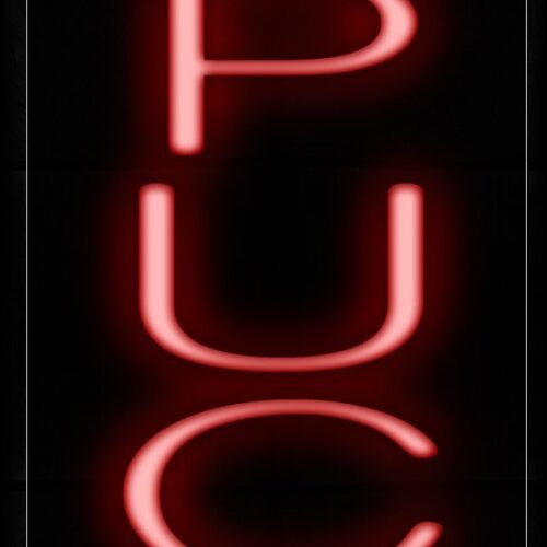 Image of 12210 Cappuccino (Vertical) Neon Signs_8x32 Black Backing