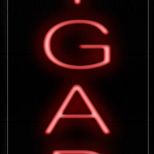 Image of 12213 Cigars Neon Signs_8x24 Black Backing