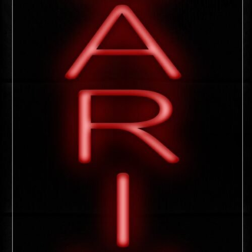 Image of 12409 Aquariums Neon Sign_8x29 Black Backing