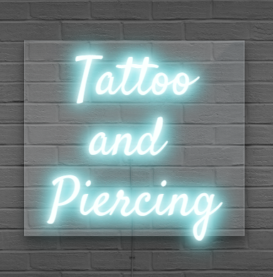 Tattoo and Piercing Neon Signs