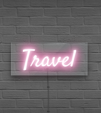 Travel Neon Signs