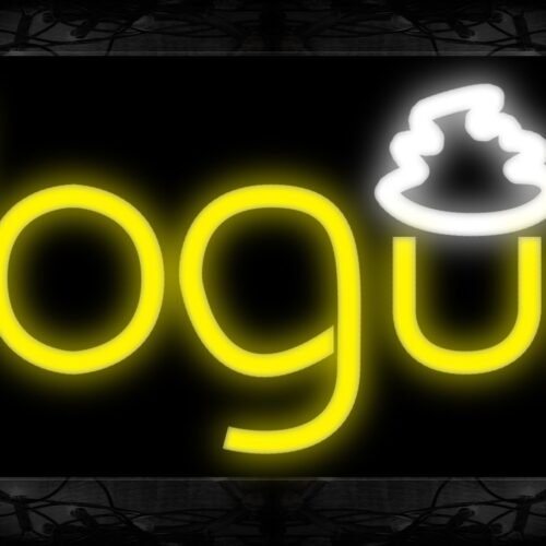 Image of 10146 Yogurt Neon Sign 13x32 Black Backing