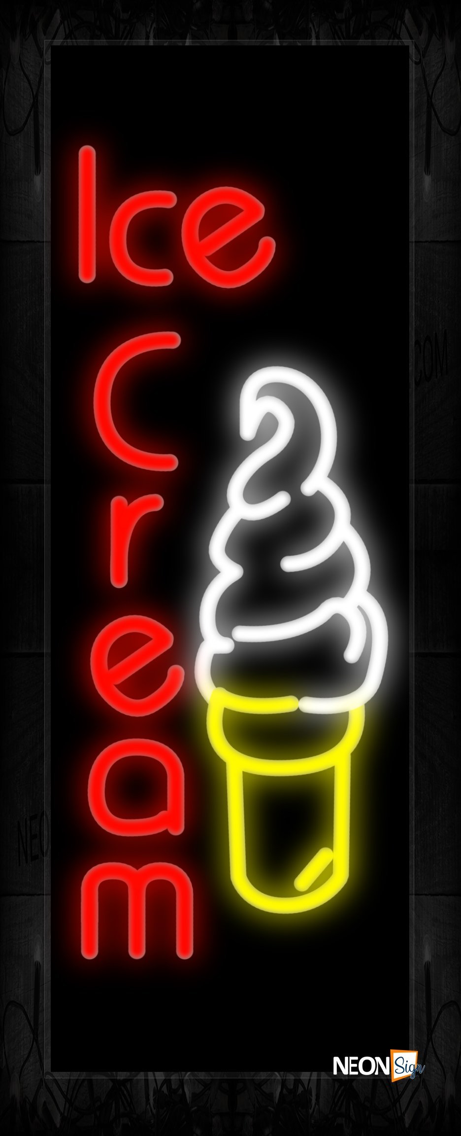 Image of 10993 Neon Sign 13x32 Black Backing