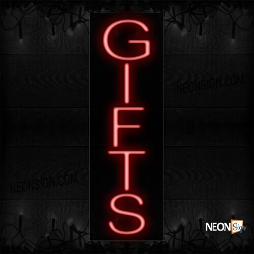 Image of 12238 Gifts In Red (Vertical)_8x24 Black Backing