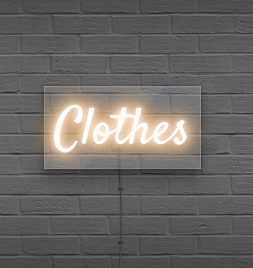 Clothes Neon Signs