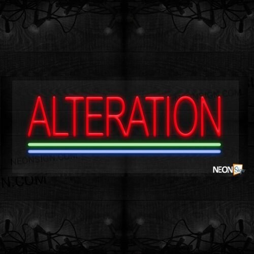 Image of Alteration with Line LED Flex