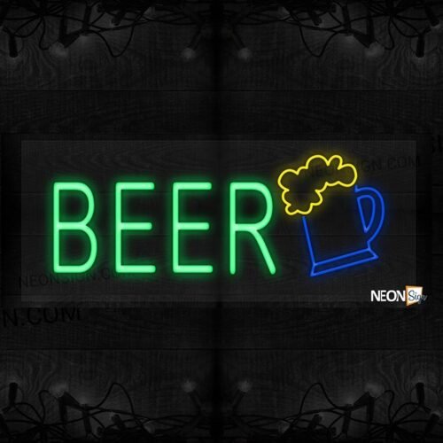 Image of Beer with mug LED Flex