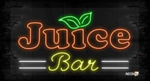 Image of Juice Bar with 2 white lines LED Flex