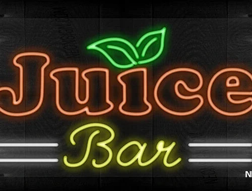Image of Juice Bar with 2 white lines LED Flex