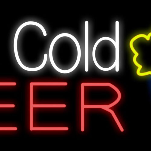 Image of Ice cold Beer with mug LED Flex
