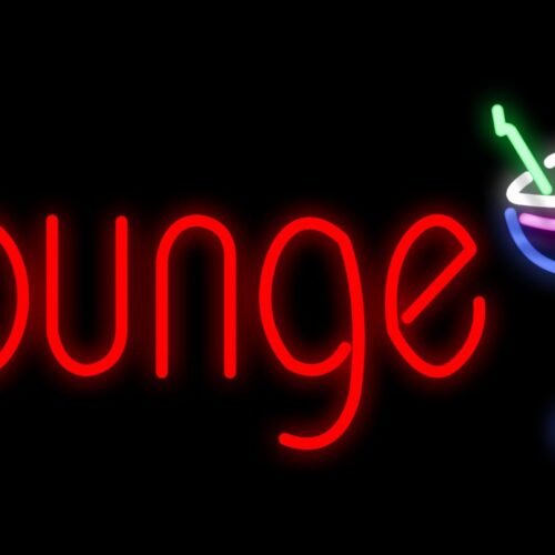 Image of Lounge with wine glass LED Flex