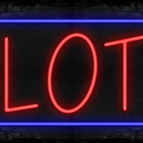 Image of Slots with Rich Blue Border LED Flex