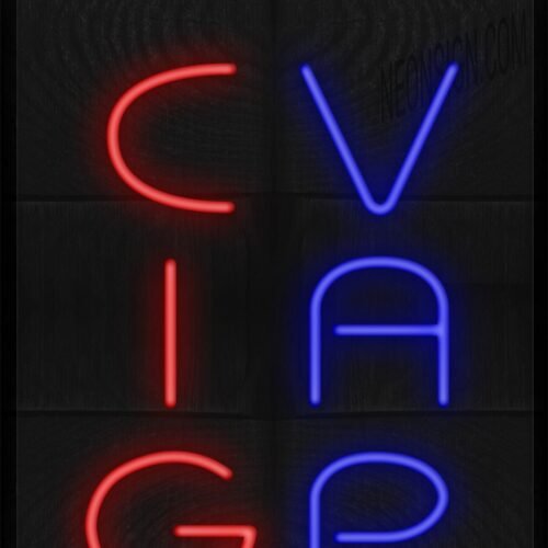 Image of Vertical E Cigs E vape LED Flex
