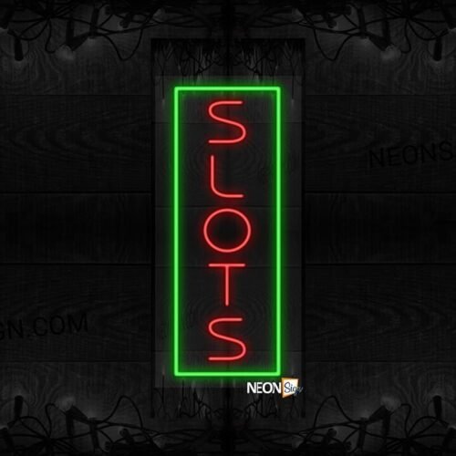Images of Vertical Slots with Green Border LED Flex