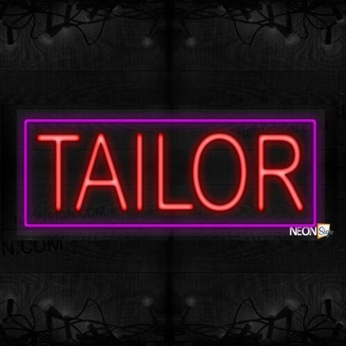 Tailoring with pink border LED Flex