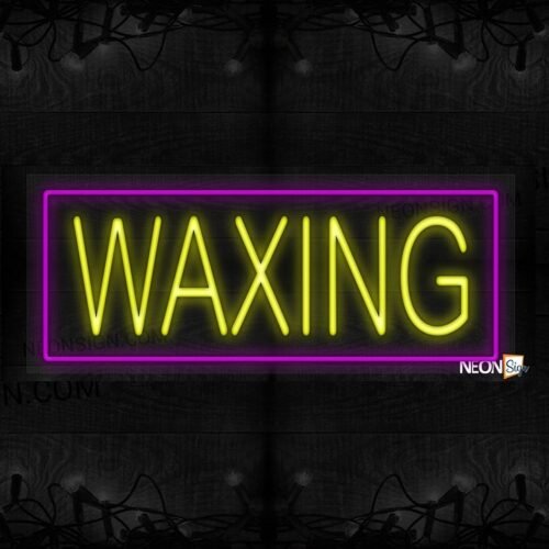 Waxing with pink border LED Flex