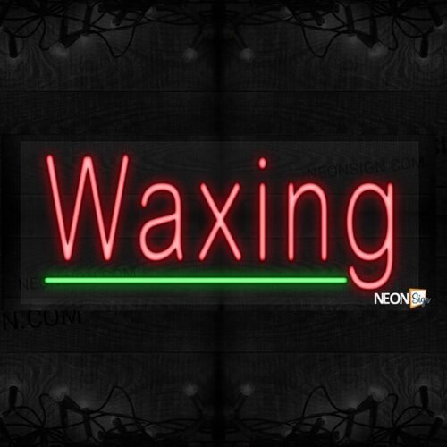 Waxing with green line LED Flex