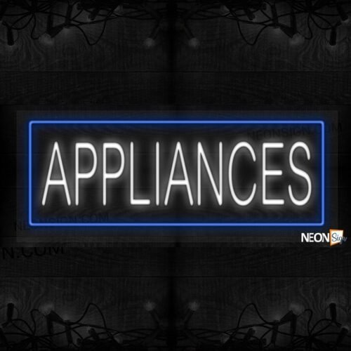 Appliances with blue border LED Flex