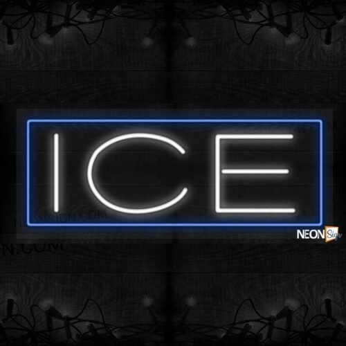 Ice with blue border LED Flex