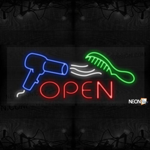 Open with dryer and comb LED Flex