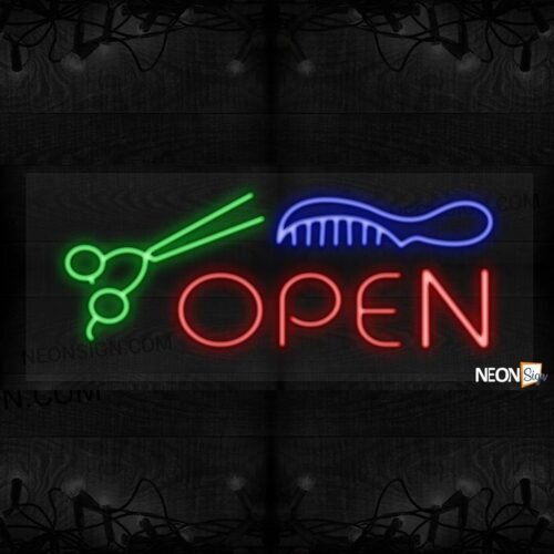 Open with scissor and comb LED Flex