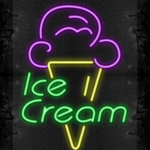 Ice Cream logo LED Flex