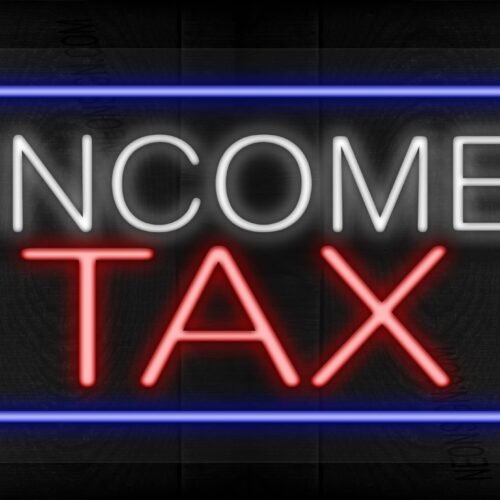 Income Tax with box LED Flex