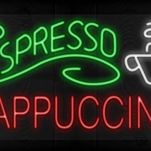 Espresso Cappuccino with cup LED  Flex