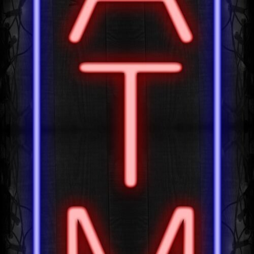 ATM with blue border LED Flex