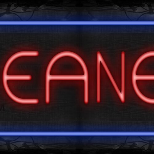 Image of Cleaners with blue lines LED Flex