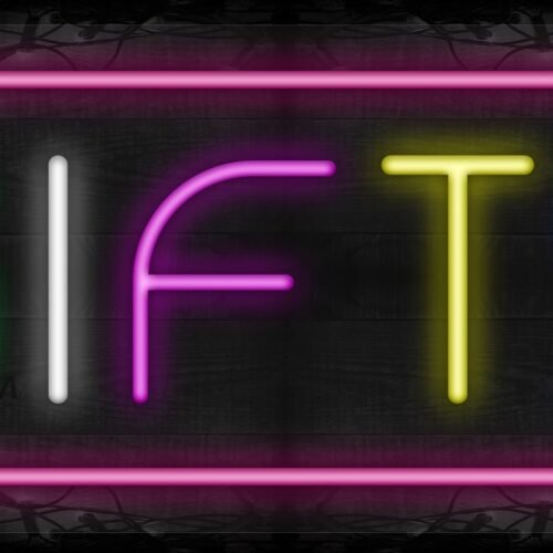 Colorful Gifts with pink border LED Flex