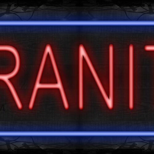 Granite with blue border LED Flex