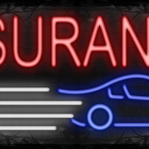 Insurance with car logo LED Flex