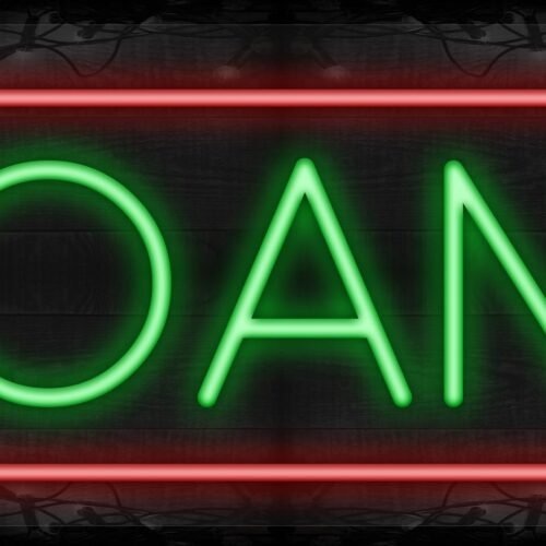 Loans with red border LED Flex