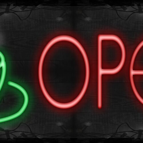Open with cup logo LED Flex