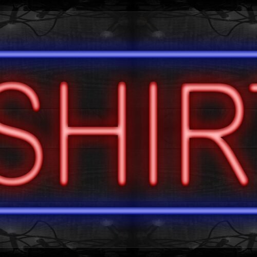 Image of T-shirt with blue lines LED Flex